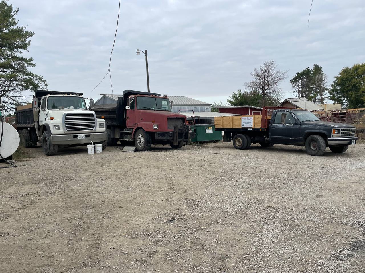 Brohez Trucking LLC truck fleet — central Illinois hauling contractor